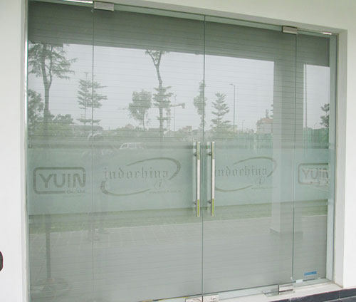 Cửa kính cường lực 2 cánh 02
