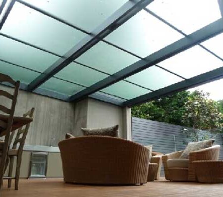 kính mái sân phơi hải phòng