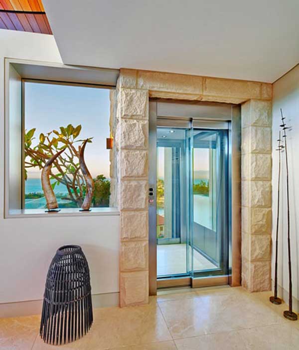 thang máy kính gia đình