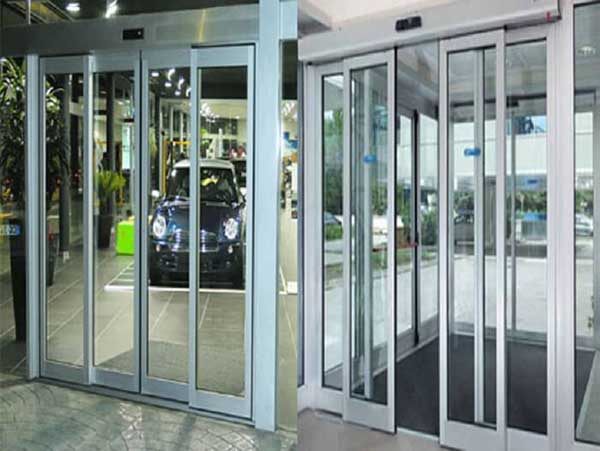 cửa kính tự động đóng mở cường lực