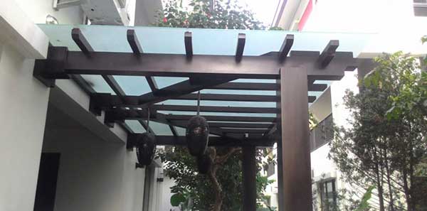 quy trình thi công mái kính cường lực đạt chuẩn